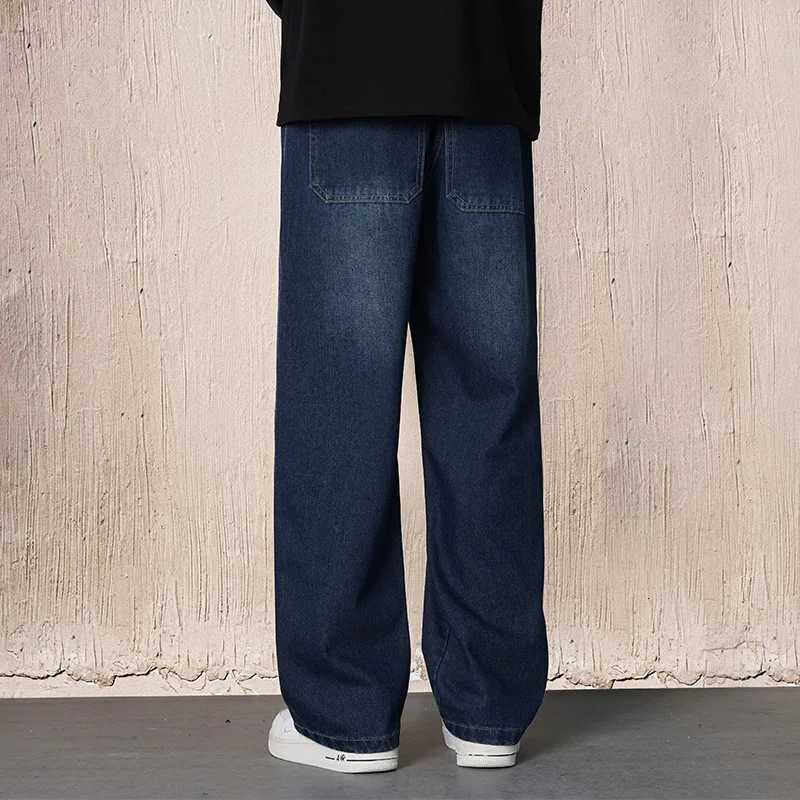 FallWinter 2025 Mens Loose Drawstring Wide Leg Straight Leg Wide Leg Pants Mens RETRO N TrendZ250917