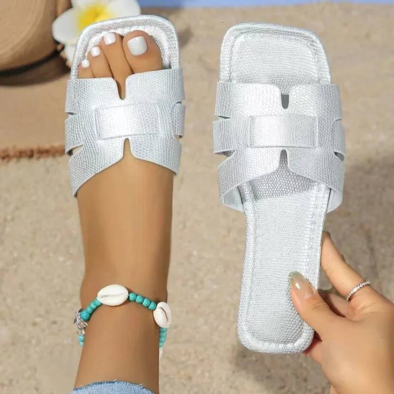 New Women Fashion Designer Beach Flats Female Casual Sandals Dress Walking Slippers Open Toe Slides Mujer Zapatos ddmypanda