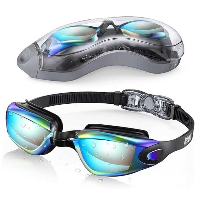 Swimming Goggles Professional Waterproof Swim Eyewear Glasses Antifog 100 UV Protection No Leaking For Adult Men Women Youth J2509171