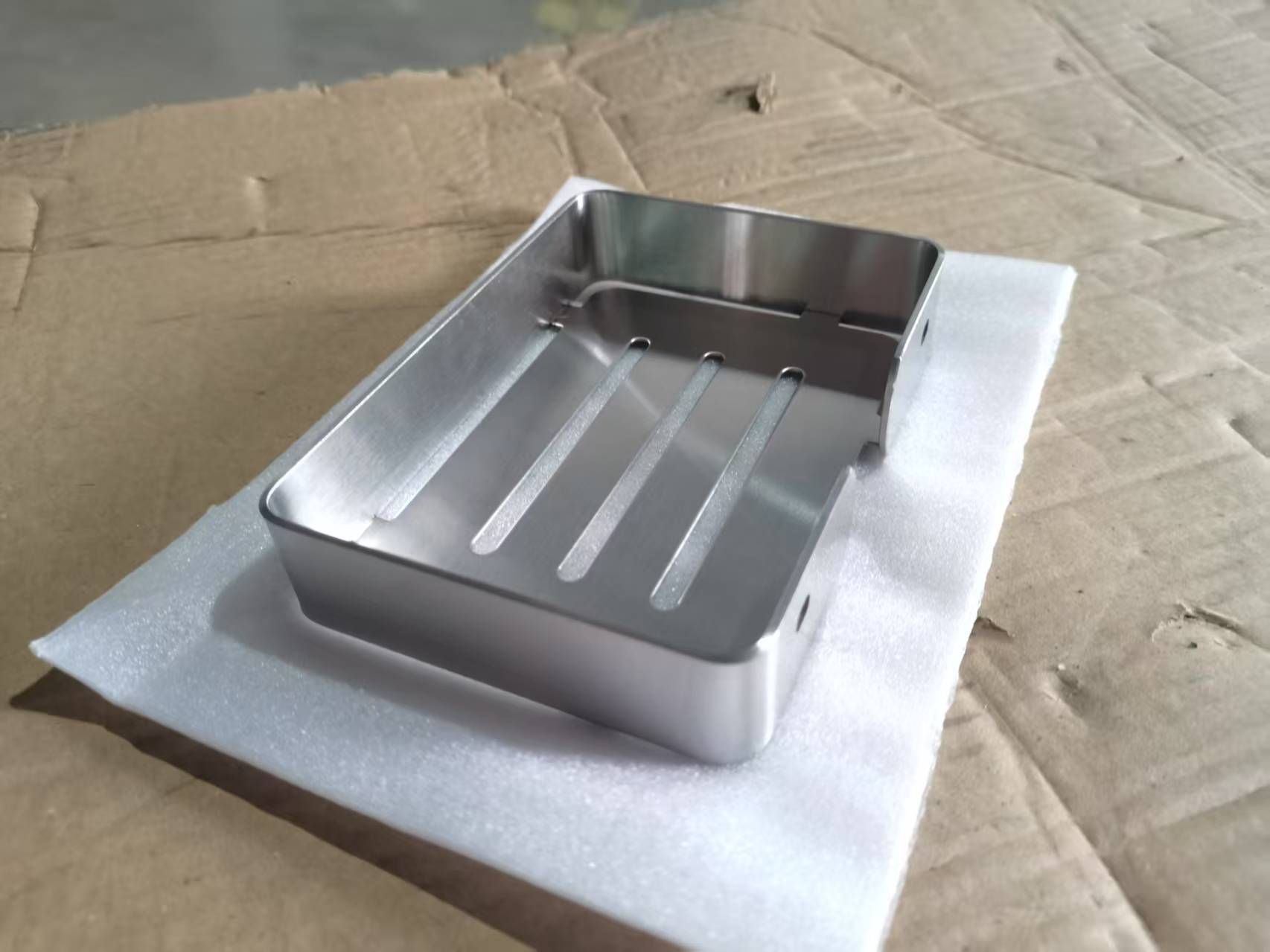 Wholesale Hot Seller! Large SUS304 Stainless Steel Soap Dish, Multicolor Bathroom Storage Rack, Rustproof & Durable Bath Organizer for Sink Countertop