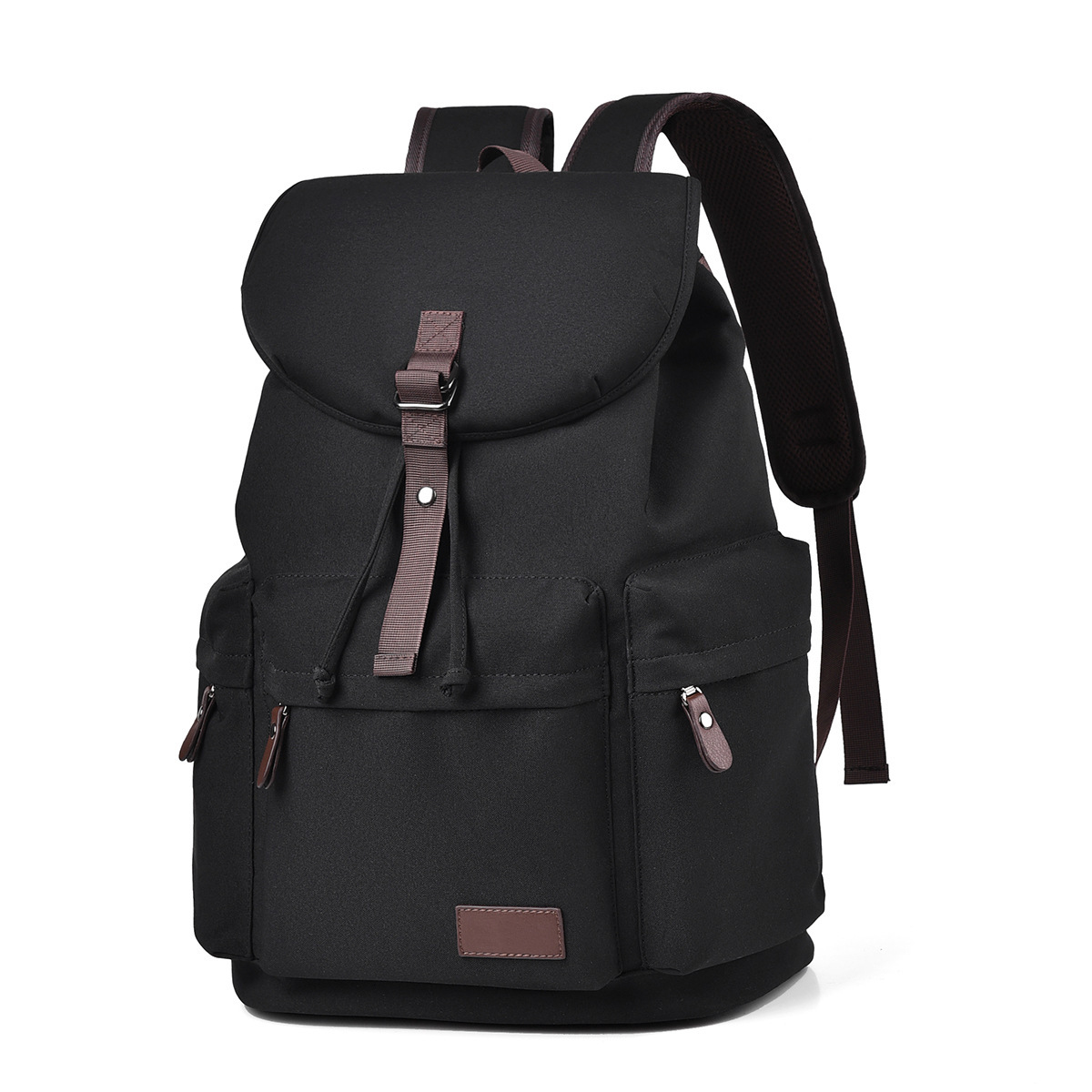 TOP Designer Men's high-end canvas backpack business commuting large capacity laptop backpack waterproof student school bag for women 01
