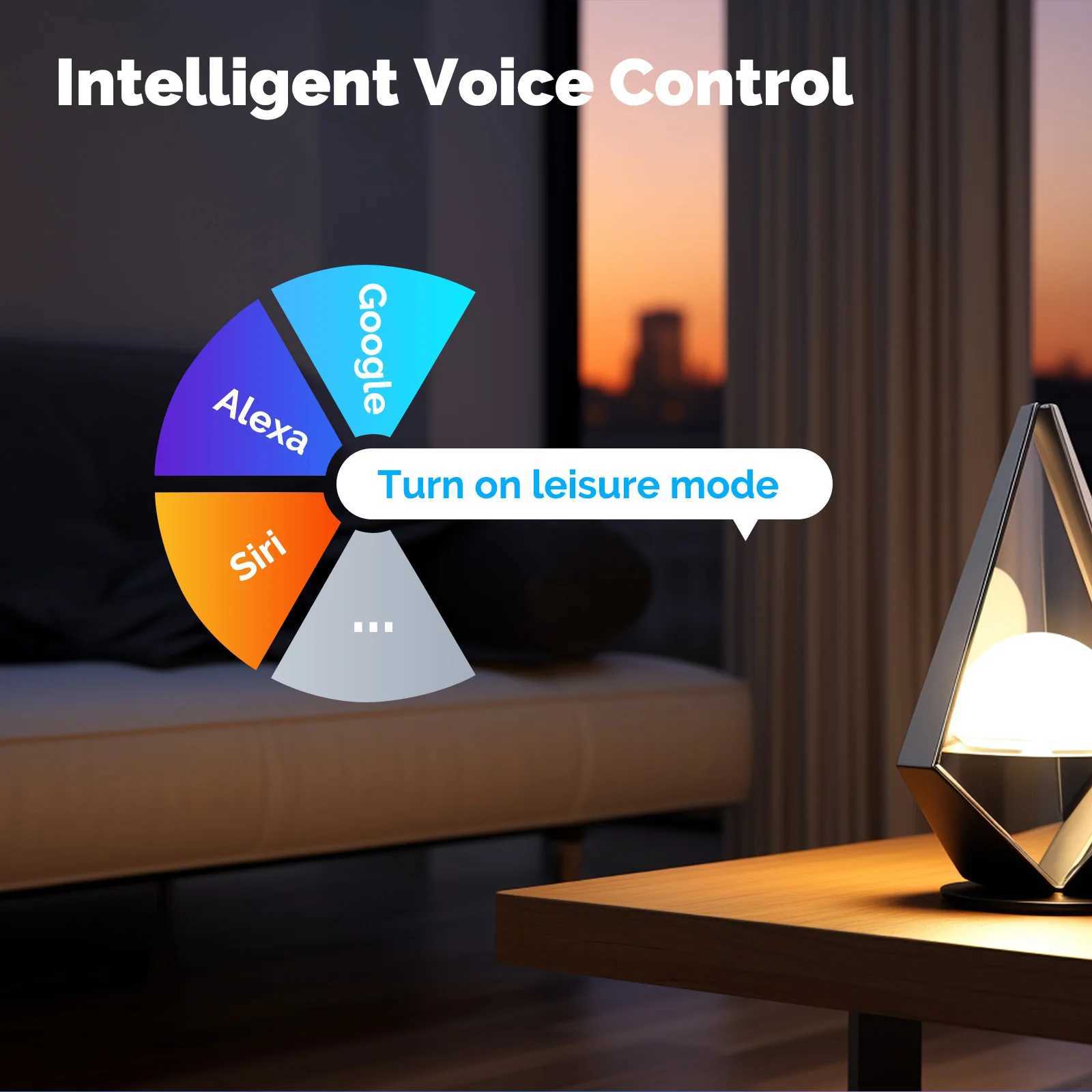 MOES Tuya Smart WiFiMatterZigbee 14W LED Bulb E27 Music Sync Functional 16M RGB Scenarios Light Intelligent Voice APP Control C250917