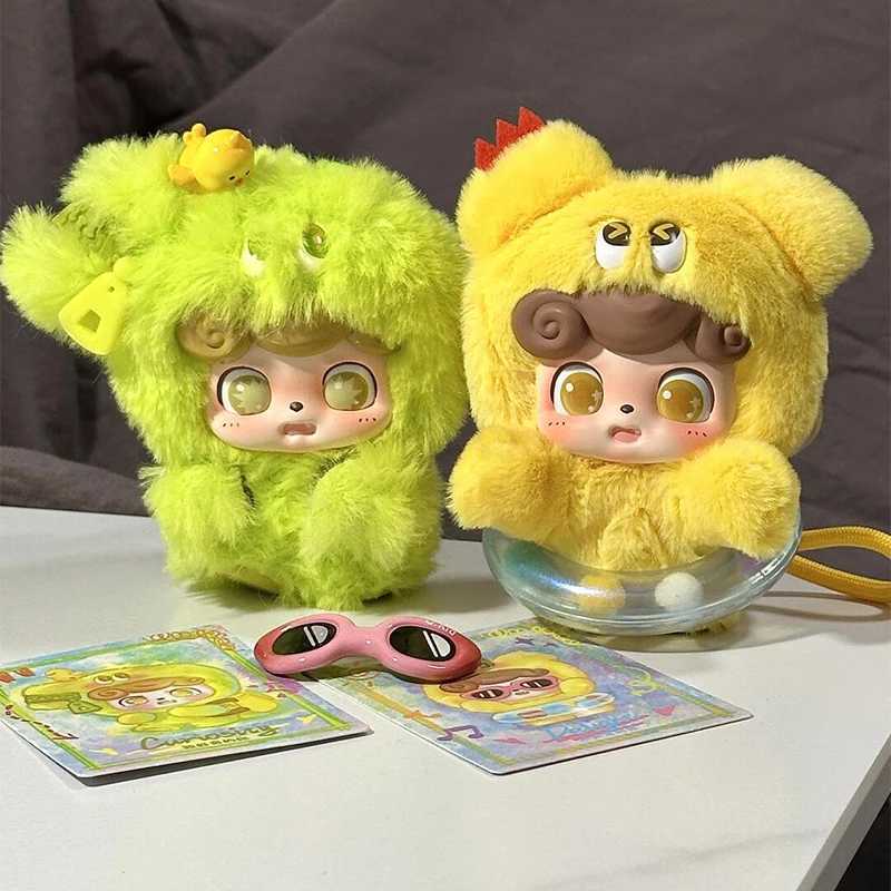 QKid Emotional Hairy Monsters Series Plush Blind Box Mystery Box Kawaii Vinyl Face Doll Pendant Anime Figures for Girl Gift Toy C250917