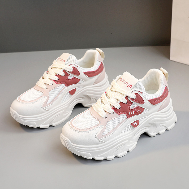 TOP Designer Spring/Summer Dad Shoes Korean Style Trendy Women's Shoes Thick Sole Height Increasing Breathable Mesh Shoes 65