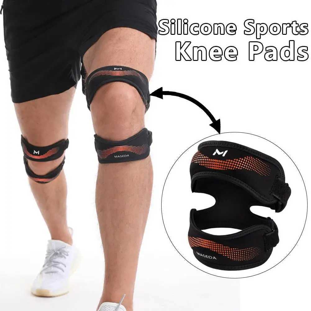1Pcs Double Patellar Band Adjustable Meniscus Strap Jump Rope Knee Protector Running Badminton Protective Tool J250917