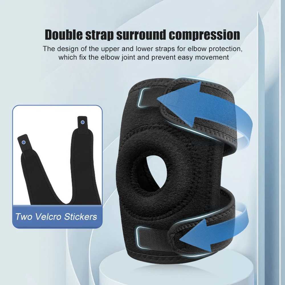 1 PCS Elbow Brace Elastic Pain Band Wrap Arm Brace Adjustable Arthritis Bandage Muscle Protective Elbow Support Tendonitis Belt J250917