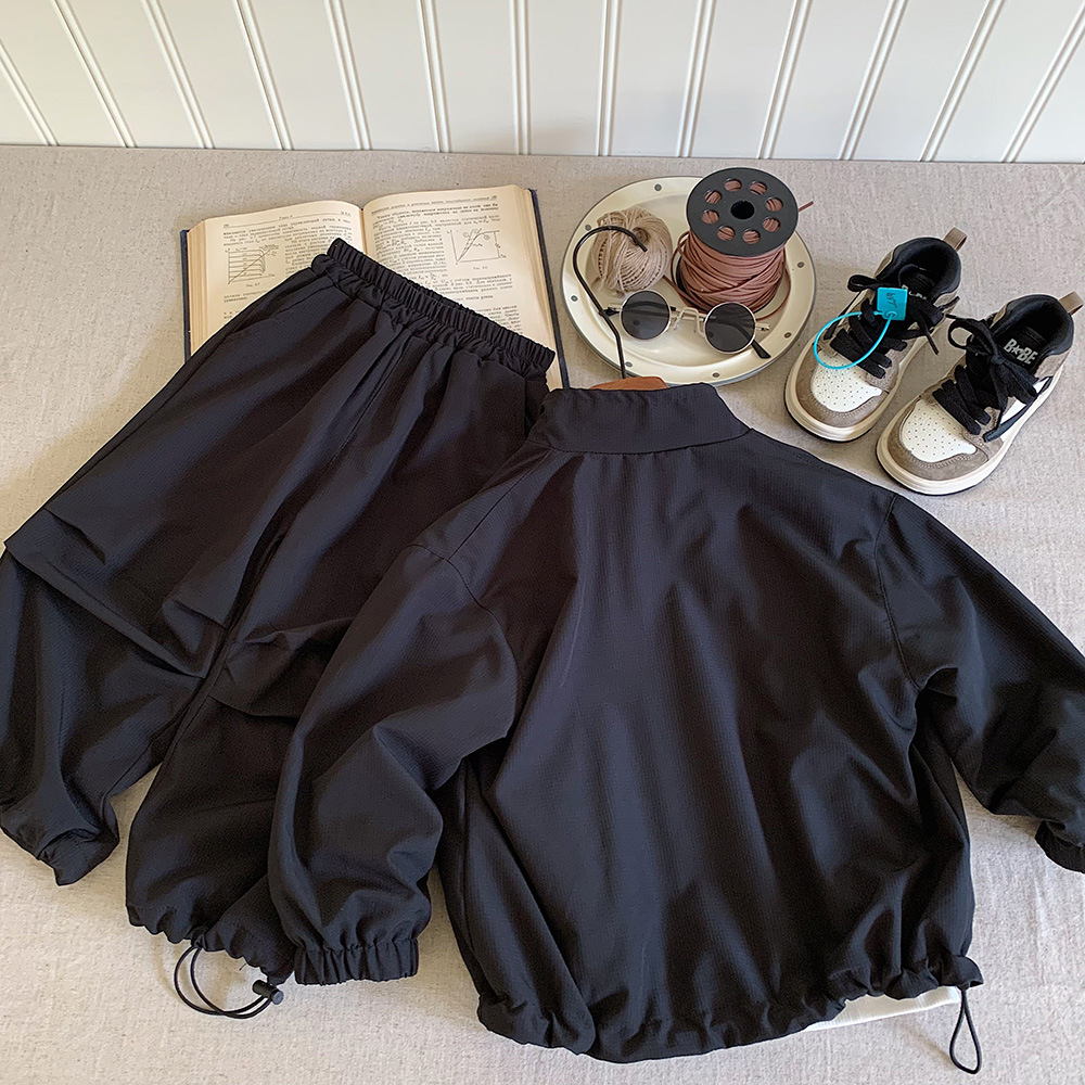 2025 New Autumn Boys' Outfit Korean Style Jacket & Cargo Pants Children's Clothing Free Shipping Handsome Sets