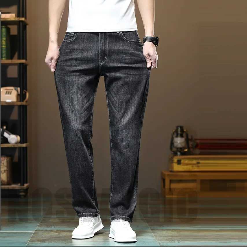 190cm 200cm Mens Tall Jean Straight Regular Fit Denim Pant Male Teeneeger Stretch Extra Long Length 110 115 Cm 120cm LengthenedZ250917