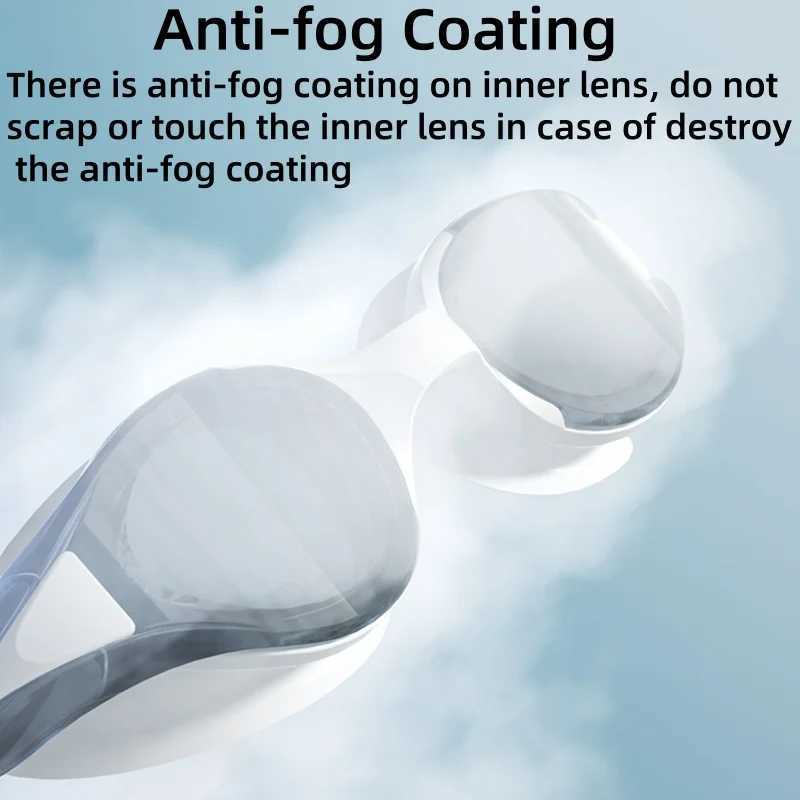 Unisex Professional Swimming Goggles for Racing Antifog and Waterproof Swim Goggles for Adults J250917