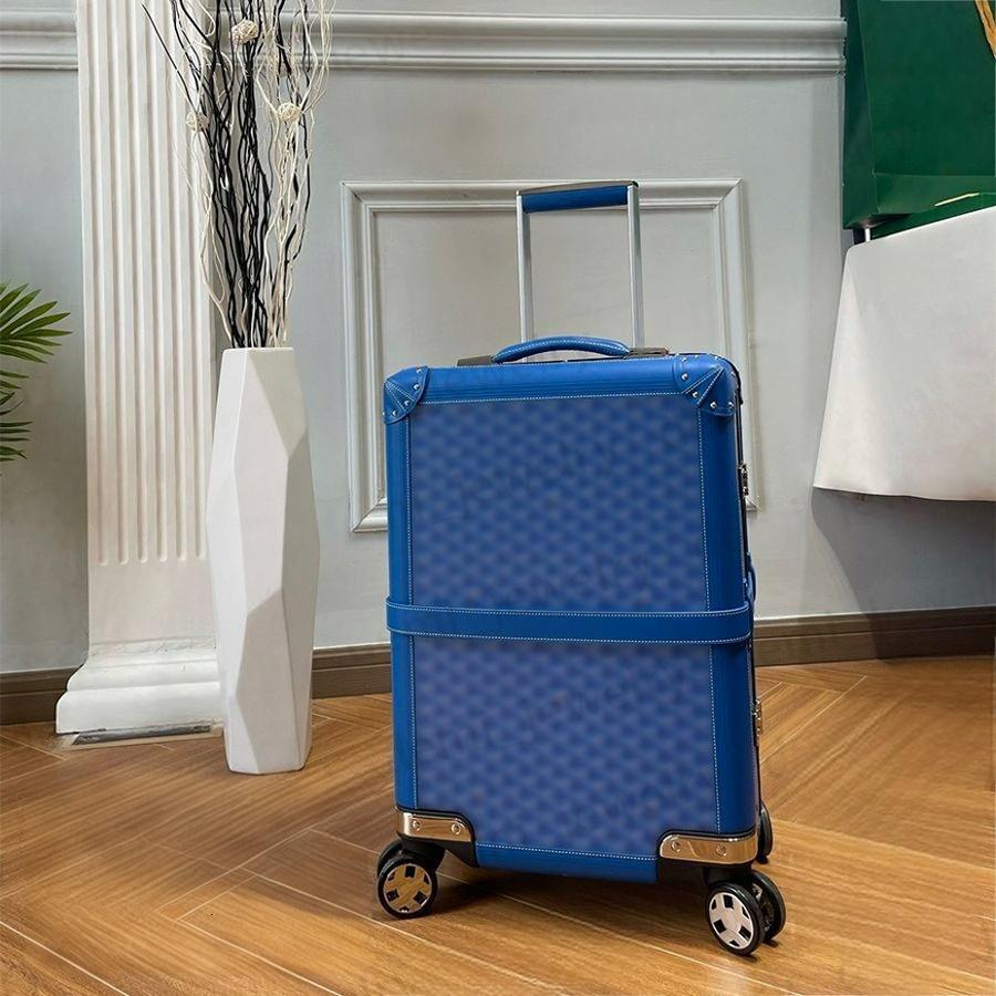 Designer Suitcase Carry On Lage Genuine Leather 20 inches Suitcases with wheels Boxes Trolley Travel Bag Unisex Boarding Case Password Box Cabin TOP1:1