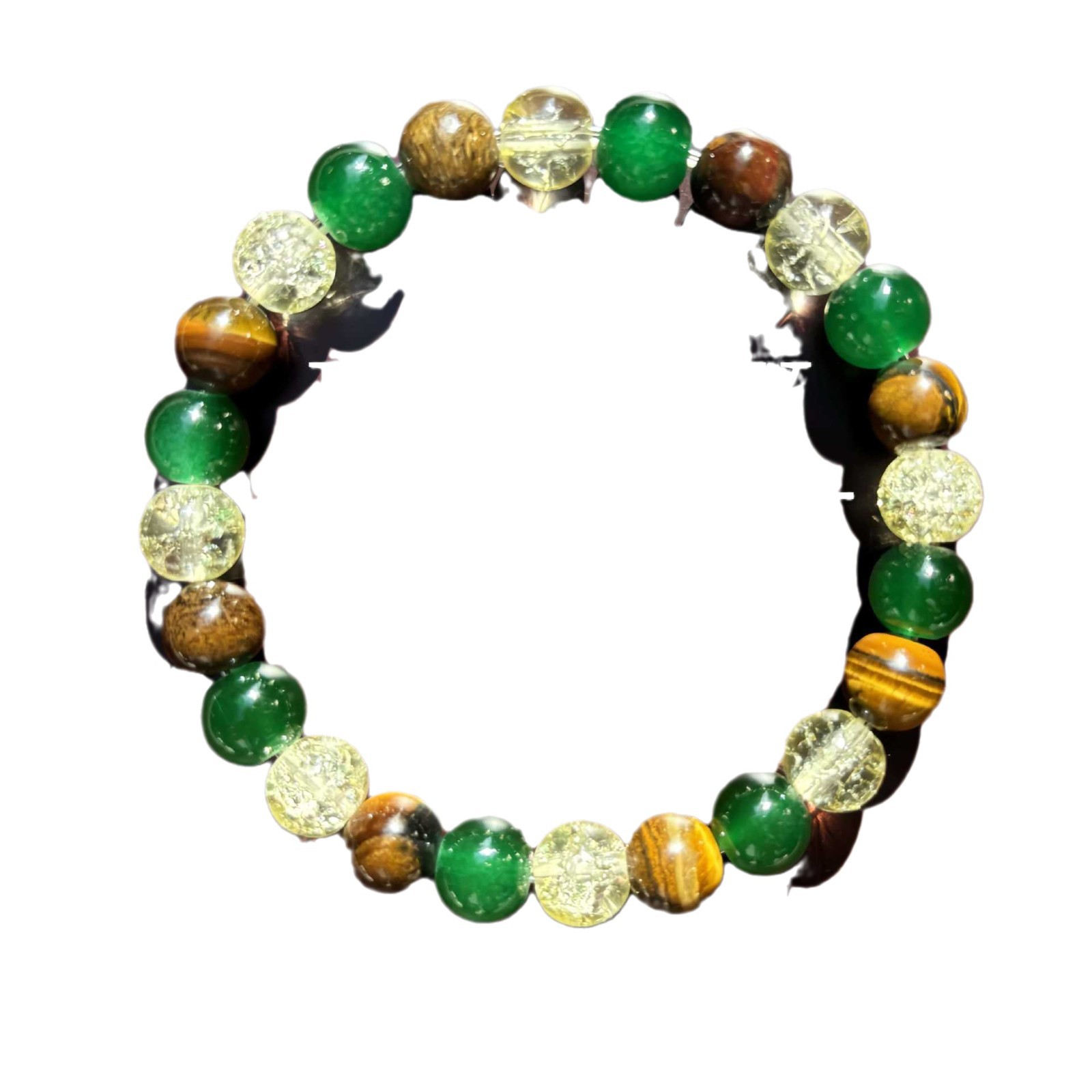 Multi - Colored Gemstone Healing Bracelet For Money Abundance Delicate Daily Wear & Prosperity Jewelry Gift For Her High - Quality Stylish Accessory