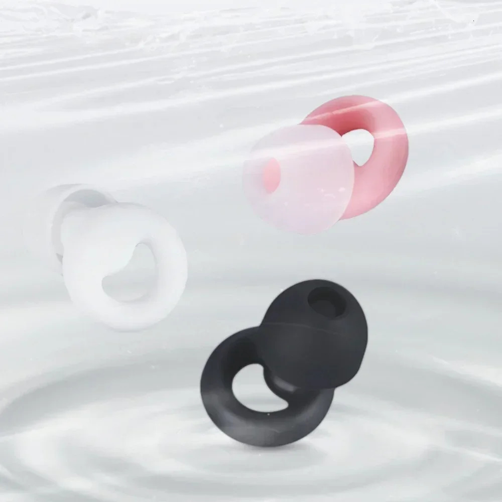 Anti Noise Silicone Earplug Sleep Noise Reduction Ear Plug Canceling Soundproof Ear Plugs Waterproof Swimming Soft Ear Protector 250917