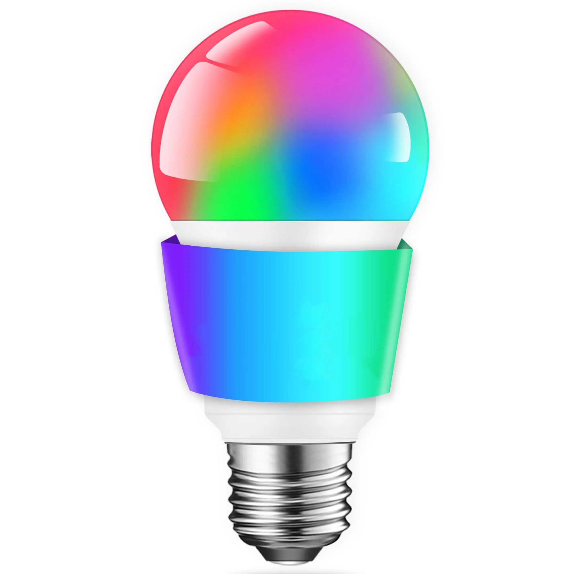 LED Light Bulbs AC 220V E27 RGB Bombillas Led Lamp IR Remote Control Changeable Colorful RGB White 7W 8W 9W Spotlight Led Bulb C250917