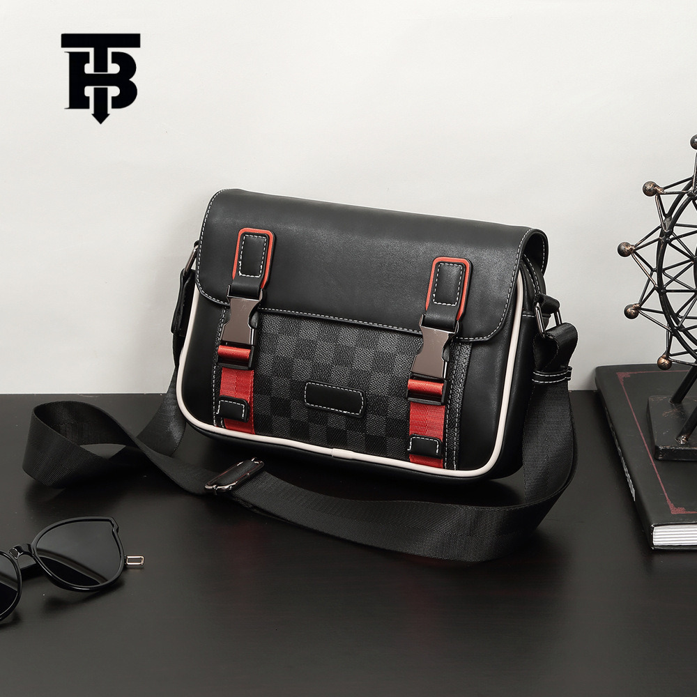 Designer Bag 2025 New Men's Casual Horizontal Commuter Business Small Crossbody Bag Messenger Shoulder Bag Small Bag Ipad Luxury Bag Shoulder Bag