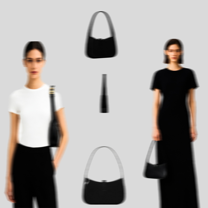 Shoulder bag Women's Clutch Bag Leather Underarm Bag Patent leather Designer Bag Letter Clapper Tote Bag Luxury Crocodile skin Purse Gift Crescent Bag
