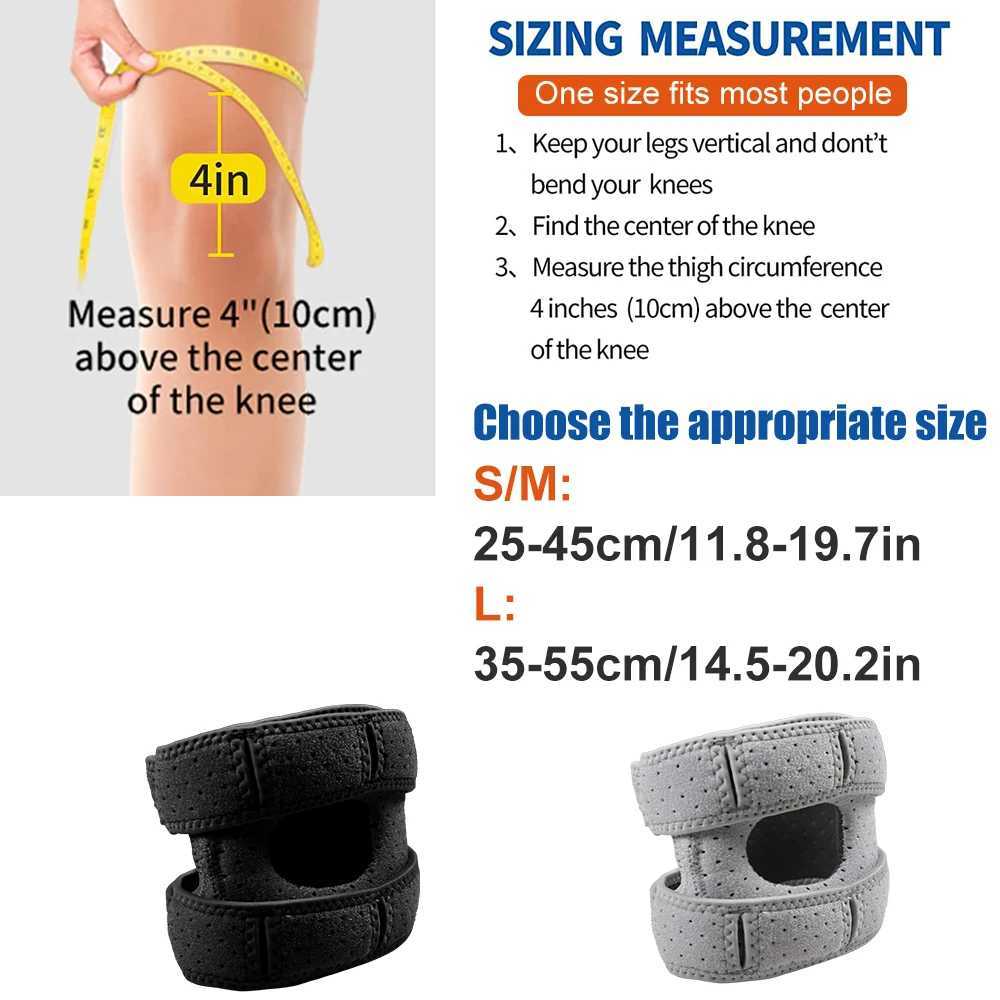 1Pcs Adjustable Dual Patella Knee Straps Knee Brace Patella Stabilizer for Knee Pain Relief Running TennisJumpingTendonitis J250917