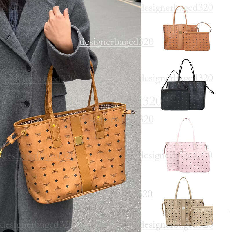 Mcmpurses CMCM High Quality Luxury Handbag Tote Bag Large Capacity Women Shopping Handbags Designer Bag Shoulder Bag City Bag Bolsa De Lujo Fashion Bags Telfara Bag