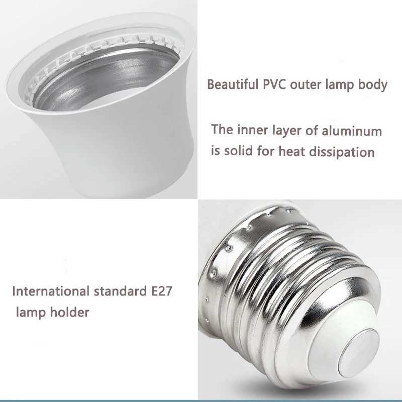 10pcslot E27 E14 LED Bulb Lamps 3W 6W 9W 12W 15W 18W 20W Lampada LED Light Bulb AC 220V240V Bombilla Spotlight ColdWarm White C250917