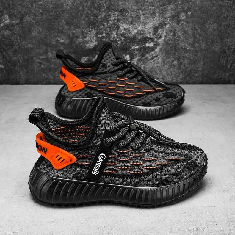 Compaik designer kid shoes sports outdoor new childrens sports shoes mens and womens coconut casual breathable flight knitted lightweight sole running