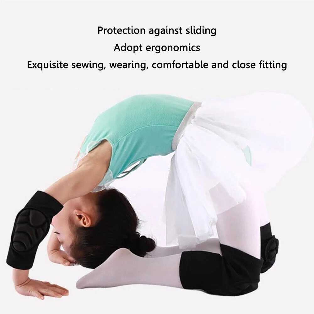 1Pair Protective Knee Pads Elbow Sleeves GuardThick Sponge AntislipCollision Avoidance Sport Protective Kneepad Skate Soccer J250917