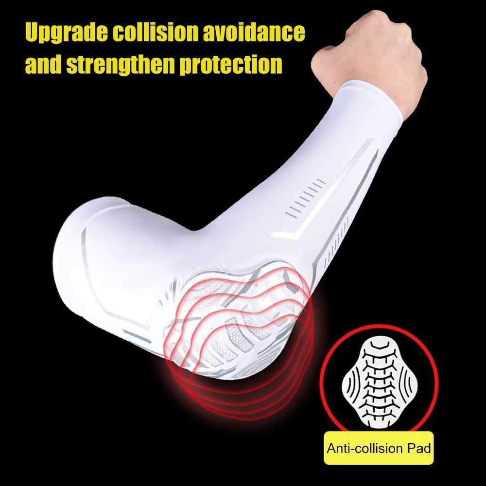 1Pcs Sports Crashproof Elbow Knee Pads Compression Arm Sleeves for Outdoor Basketball Football Bicycle Elbow Support Guard J250917