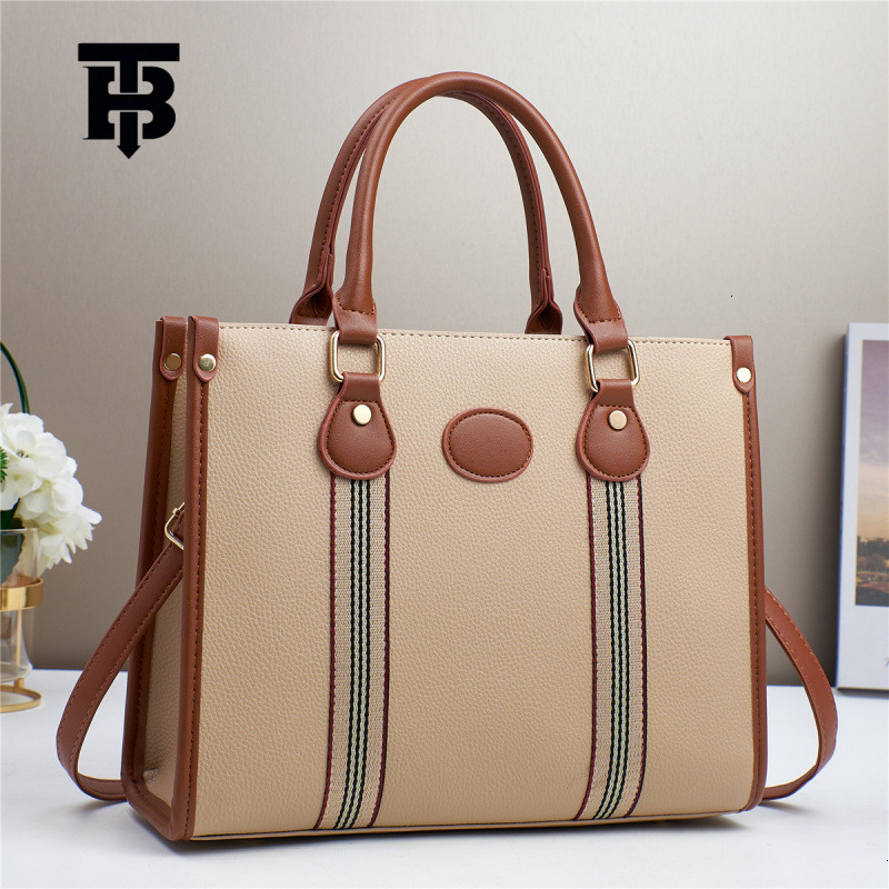 Designer Bag Large Capacity Tote Bag 2025 New Simple Commuter Handbag Commuter Casual Luxury Bag Travel Dual-use Cross-border Bags