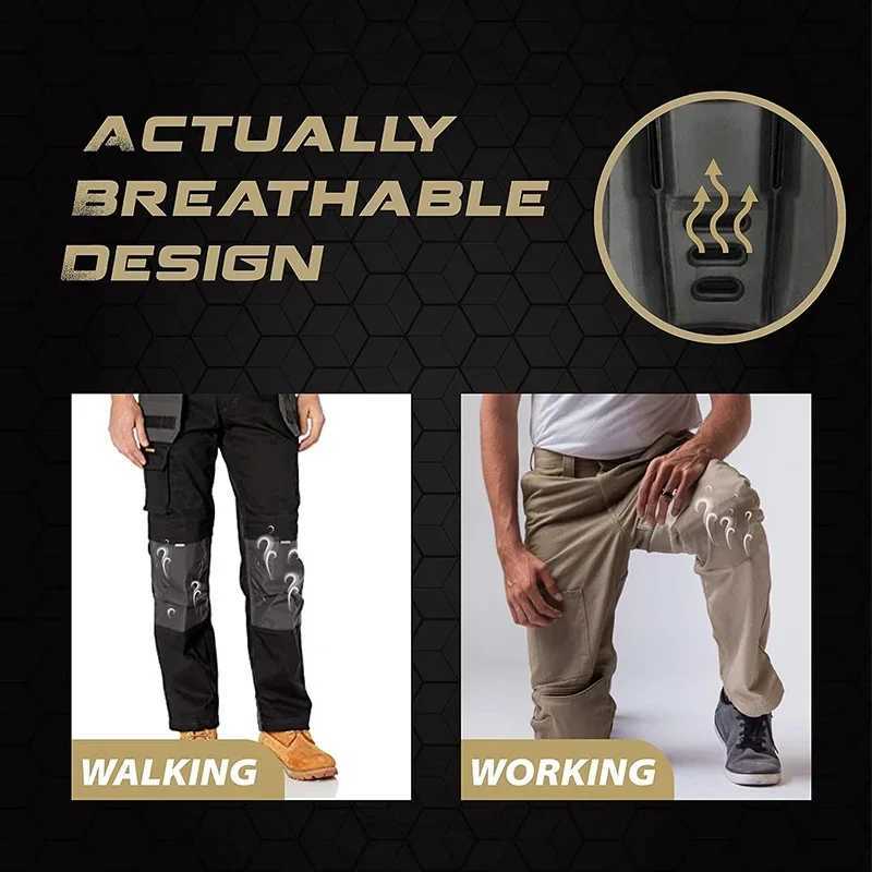 1pair Simple knee pad for tactical pantsMade Inserts of EVA material Crashproof type it is suitable for working trouser J250917