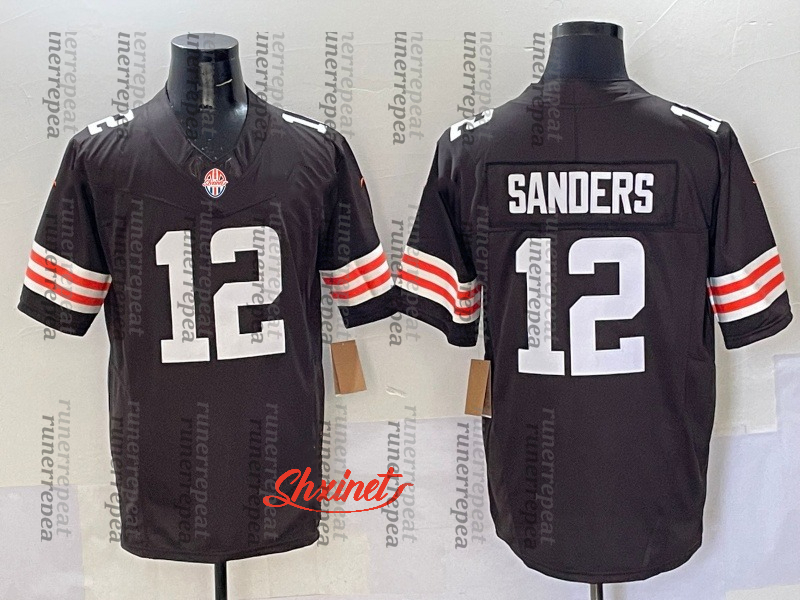 Personalized Custom Jerseys 12 Shedeur Sanders Football Judkins Nick Chubb Schwesinger Myles Garrett Any Name Number Design Your Logo