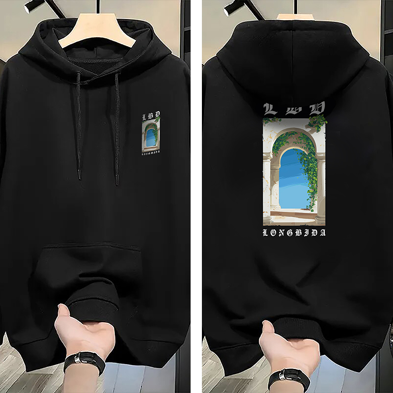 Men's Hoodies High Quality Luxurious Cotton Warm Print Pattern High-end Black And White color Fashionable Hip-Hop Classic Birthday Gift Hoodies F