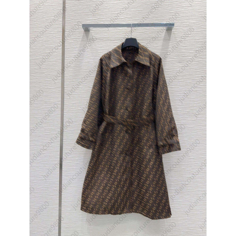 womens trench coat designer brand jacket with belt windbreaker fashion logo vacation Daily Wear Overcoat fashion Elegant mid-length womens clothes