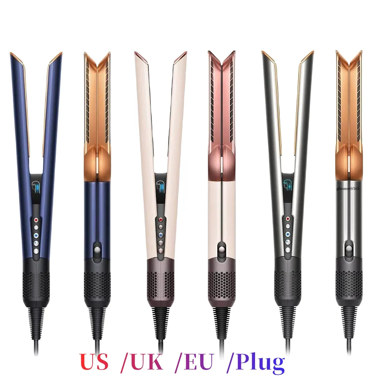 High quality HS01 HS05 high-speed high-power negative ion hollow motor salon specific constant temperature portable straightener