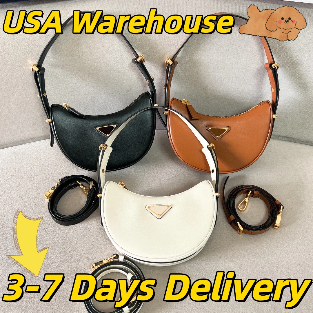 Designer Bag Shoulder Bag Luxury Bag Purse Crossbody Bag Stylish and Exquisite Women's Tote Bag High-Quality Leather Moon Bag Black Large Capacity Shopping Bag