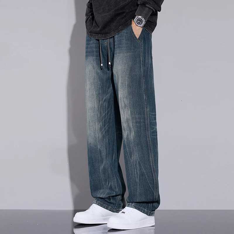 N Retro Slacks Mens Fall and Winter Fashion Brand Wide Leg Slacks Mens Casual Fall and Winter PantsZ250917