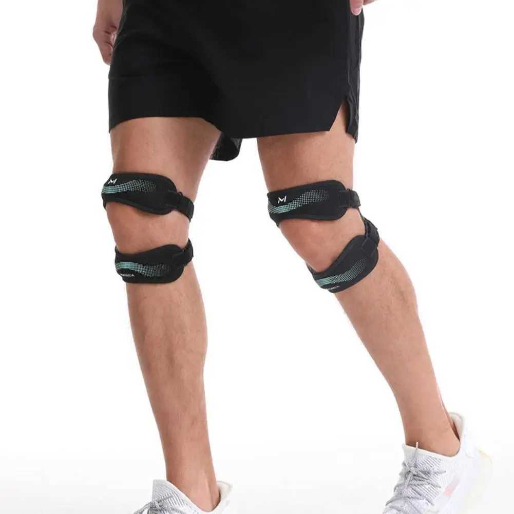 1Pcs Double Patellar Band Adjustable Meniscus Strap Jump Rope Knee Protector Running Badminton Protective Tool J250917