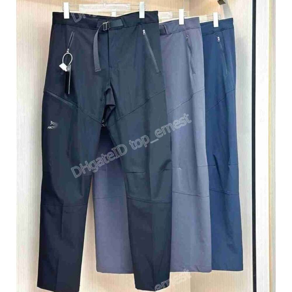 Men Pants Outdoor Sports Sweatpantsoutdoor ARC Sports Straight Softshell Pants Vellance Men Arc Pants Ply Plastic Cargo Pantses Nylon Waterproof Sports Trousers