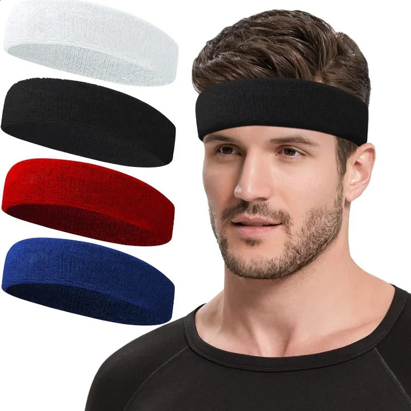 3pcs Sweatproof Sports Headbands for Men and Women Moisturewicking Sweatband for Tennis Basketball Running Gym Workout 250916