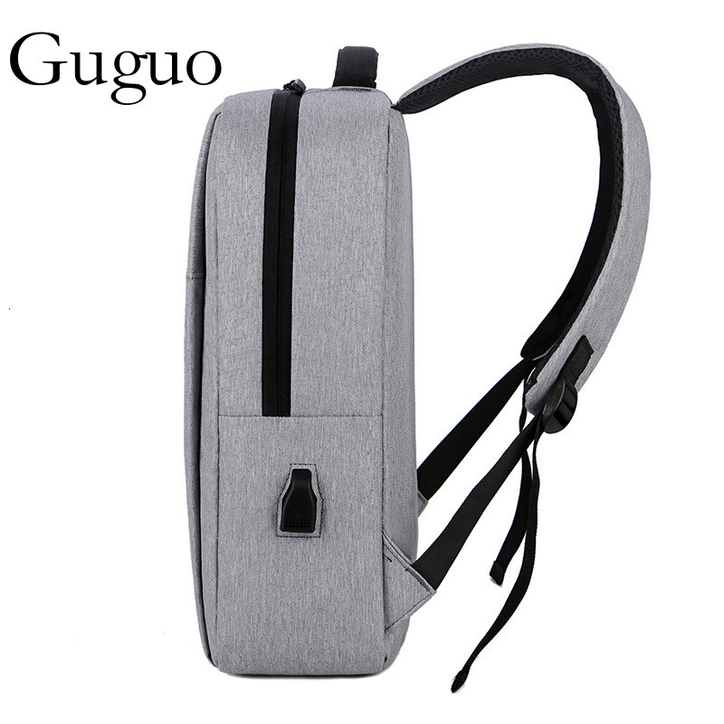 Guguo Free Shipping New Designer Bag 2025 Large Capacity Printable Business Backpack USB Charging Multifunctional Laptop Bag Export Men's Backpac