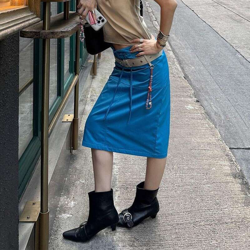 Cowhide Chelsea Ankle Boots Pointed Toe Belt Short for Designer Shoe Women Genuine Leather Buckle Low Heel Wide