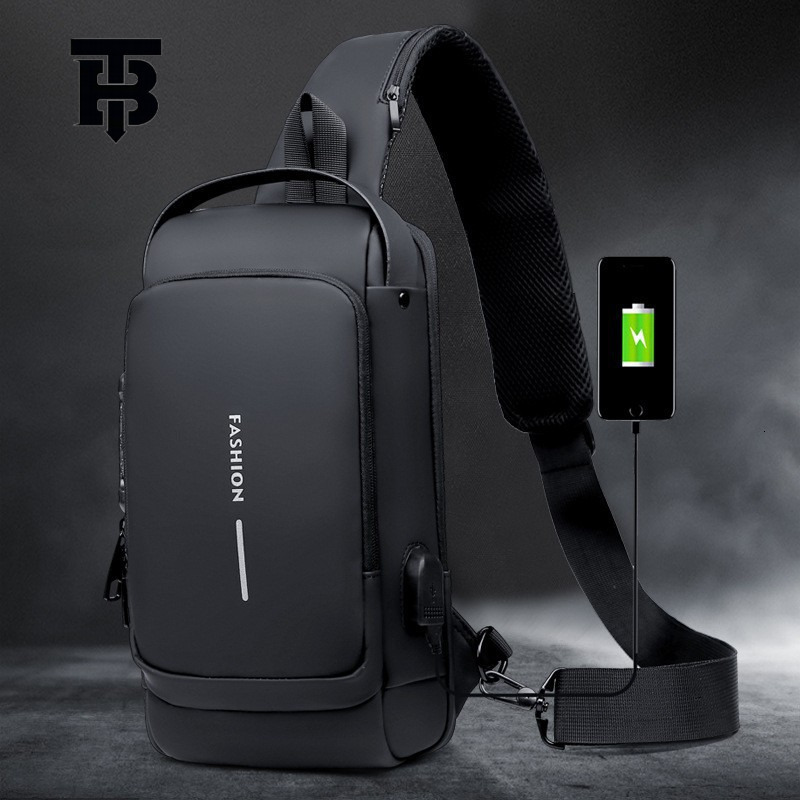 Designer Bag Men's Motorcycle Bag Luxury Bag Password Anti-theft Chest Bag Men's Shoulder Bag Sports Waist Bag Casual Multifunctional Crossb