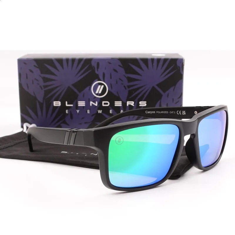 blender square women men Sunglasses Men Polarized UV Eyewear Vintage Fashion Square Mens Sun Glasses B8801 250916