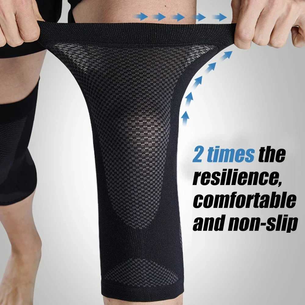 1Pair Knee Braces Ultra Thin Compression Sleeves for Arthritis Running Breathable Gym Support for MenWomen J250917