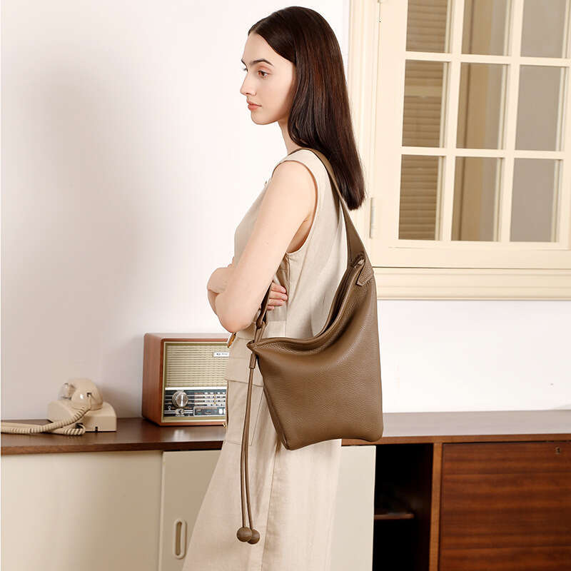 Autumn New Lazy Niche Asymmetric Design Minimalist Knot Baguette Single Shoulder Crossbody Women's Bag B3