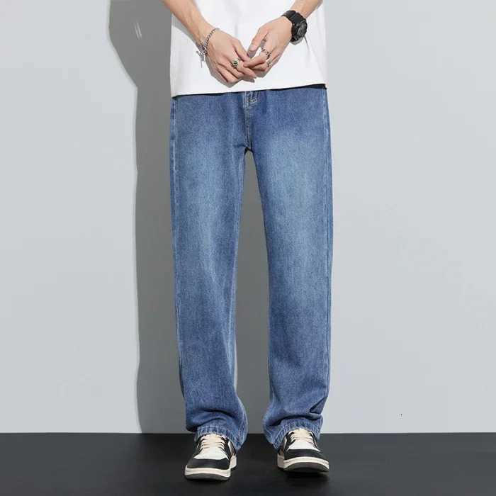 2024 Men 100 Cotton Autumn Winter Loose Straight Wide Leg Trousers Fashion Brand Cargo Casual Pants for MenZ250917