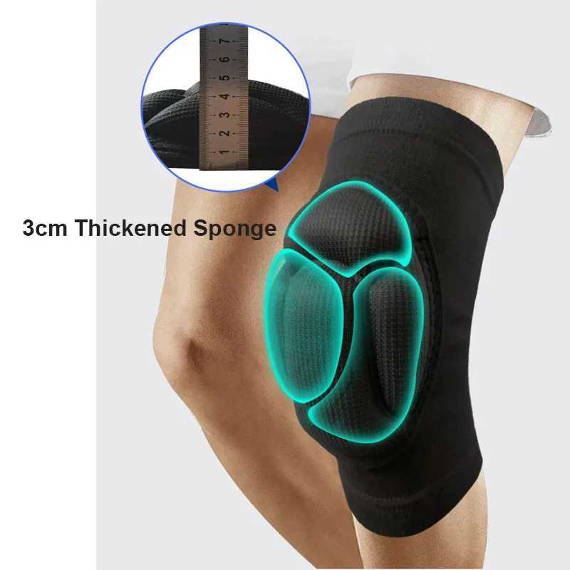 2pcs Sports Kneepad Thickening AntiCollision Sports Protection Knee Pad Elastic Breathable Knee Brace for Dancing Football J250917