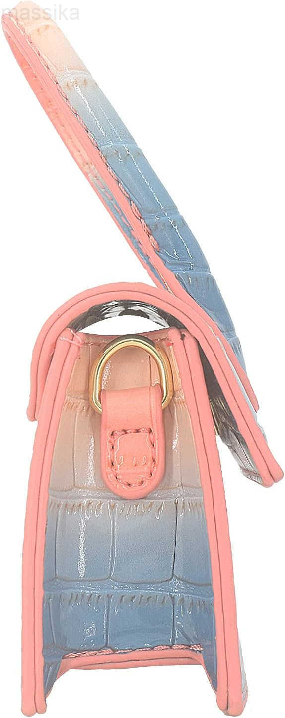 Mini Crossbody Bag for Women Girls Synthetic Leather Flap Purse Styling TopHandle Clutch Handbag M250917