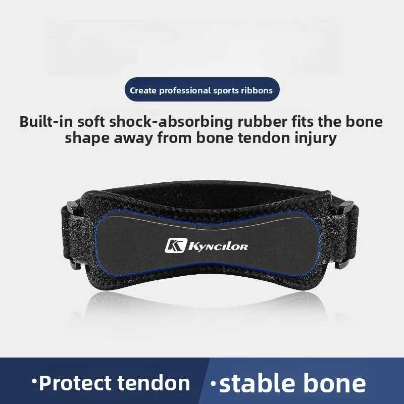 1Pcs Pressurized Patella Knee Straps with Ergonomic Silicone Pad Shock Absorption Sports Knee Pads for Patellar Tendon Support J250917