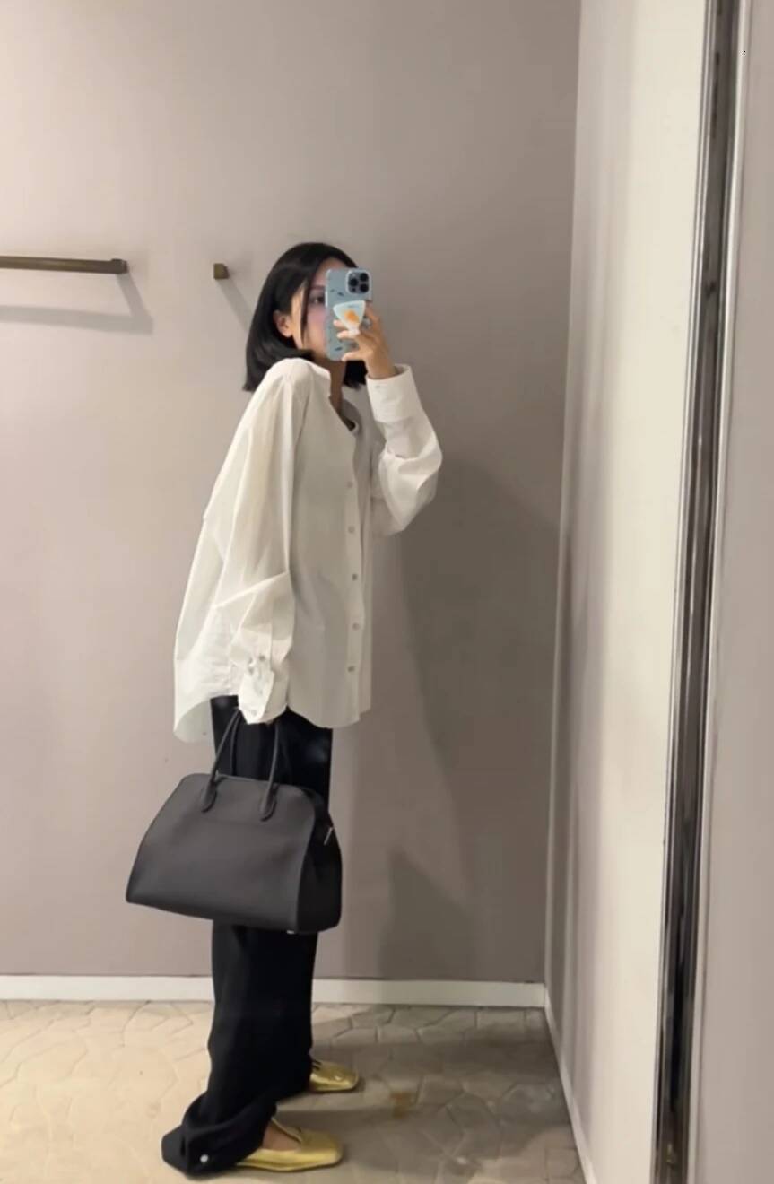 2025SSS Margaux 10/12/15 High Quality Tote Fashion Large Capacity Casual Shoulder Bag Commute Suede Handbag