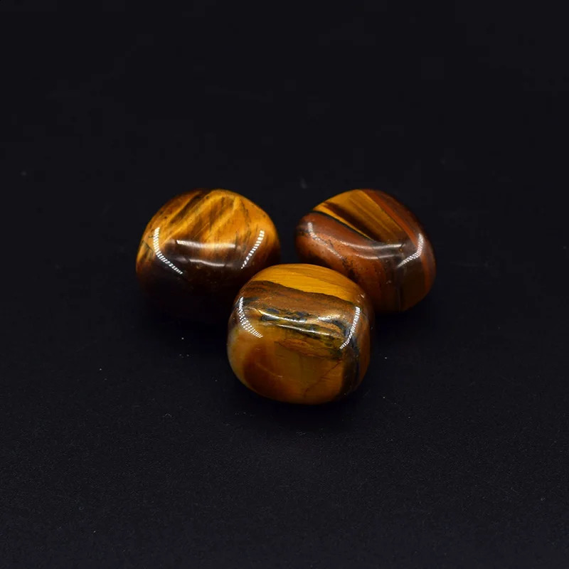 Natural Yellow Tiger Eye Bead Bracelet Men Women Black Volcanic Lava Wristband Tibetan Buddha Elastic Rope Couple Stone Bracelet 250916