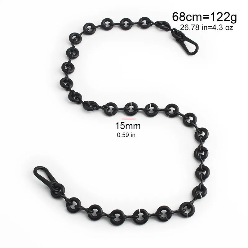 1PC donut chain bag wallet crossbody chain strap belt replacement accessories detachable bag chain 250916