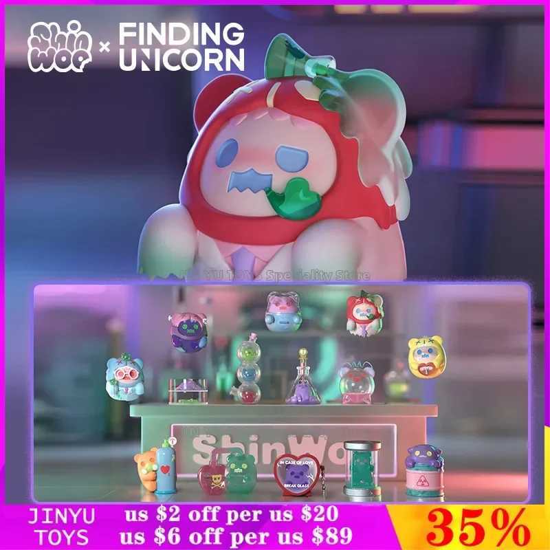 Finding Ghost Bear ShinWoo Love and Lab Series Surprise Blind Box KAWaii Anime Action Figures Girls Birthday Gift Toy C250917